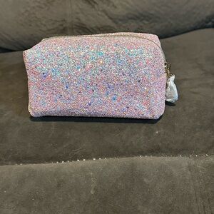 Bath & Body Works Glittery Pink Women's Makeup Bag